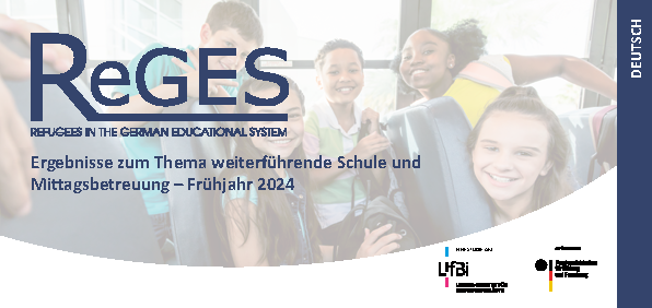 Ergebnisflyer 2024 für junge Schülerinnen und Schüler zur Studie ReGES (Deutsch)